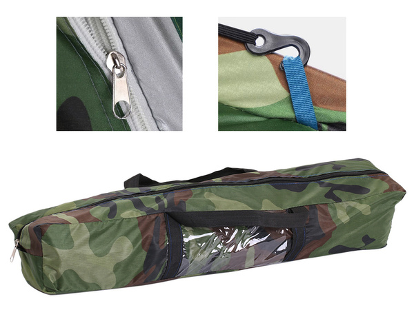 Tienda camping moro xxl 2-3 personas tienda turista con mosquitera bolsa