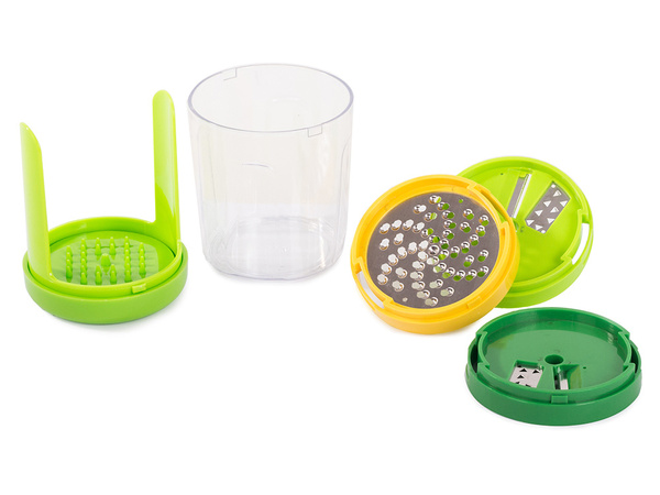 Spiral slicer vegetable grater sharpener