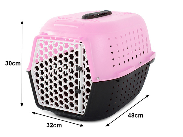 Transportin perro gato jaula conejo solid 48
