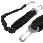 Car seat belt dog leash elastic stretch strong