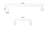 Toallero de baño de pared soporte regulable