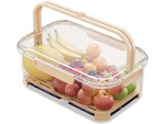 Food containers for storage at low temperatures cooling insert