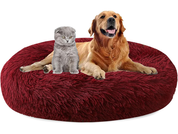 Fluffy dog bed cat bedding soft cushion couch bedding 80cm