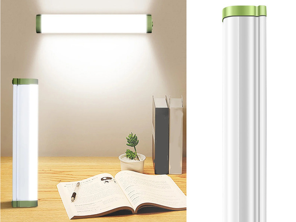 Led darbnīcas lampa ar magnētu āķi universāla uzlādējama baterija powerbank