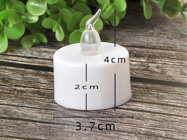 Elemes led gyertya gyertyatartó dekorációhoz koszorú láng hatású gyertyatartóhoz