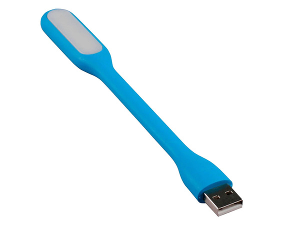 Silikonová flexibilní usb lampa pro notebook 6 vedla silná