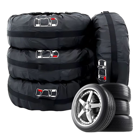 Cubiertas de neumáticos ruedas 13-17 pulgadas juego de 4pcs impermeable con asa