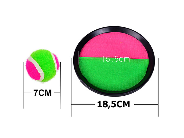Chytání míče na suchý zip házení hra chytání palet + míč