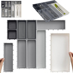 Kitchen organiser for cutlery drawer container