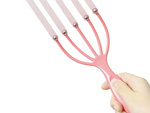 Scalp massager hair growth rake