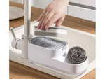Distributeur de liquide vaisselle pour évier de cuisine, distributeur avec éponge