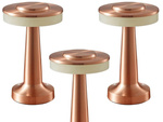 Lampe de nuit de table lampe tactile 3 étapes lampe de chambre sans fil