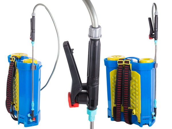 BATTERY BACKPACK PRESSURE SPRAYER GARDEN LONG LANCE 16L