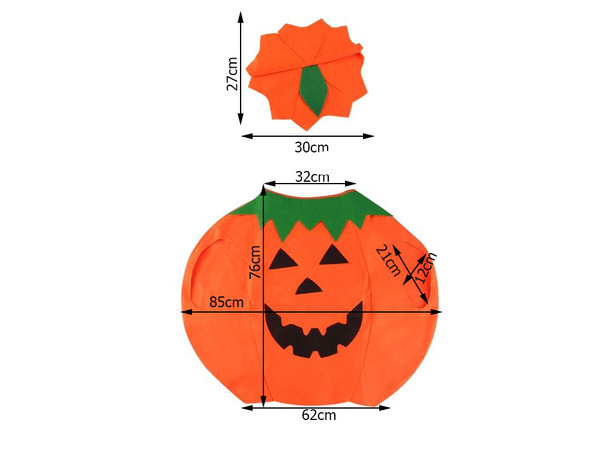 Kõrvitsa kostüüm maskeering halloween kostüüm kõrvits