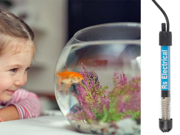 Akvārija sildītājs 50w temperatūras kontrole termostats efektīvs 50l apkure