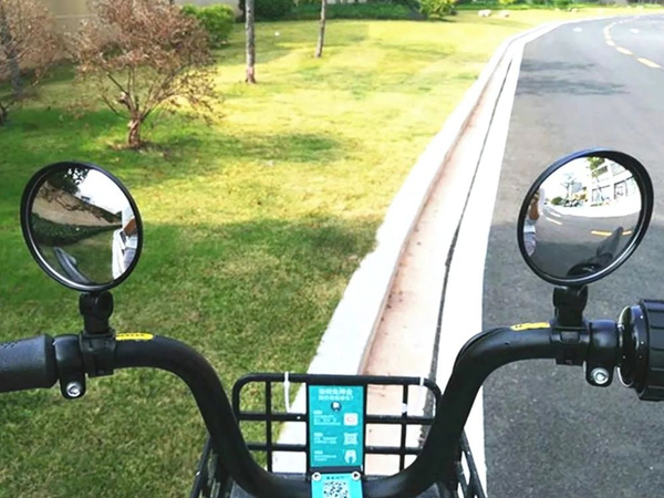 Zrkadlo na riadidlá pre riadidlá bicykla konvexné retro 360