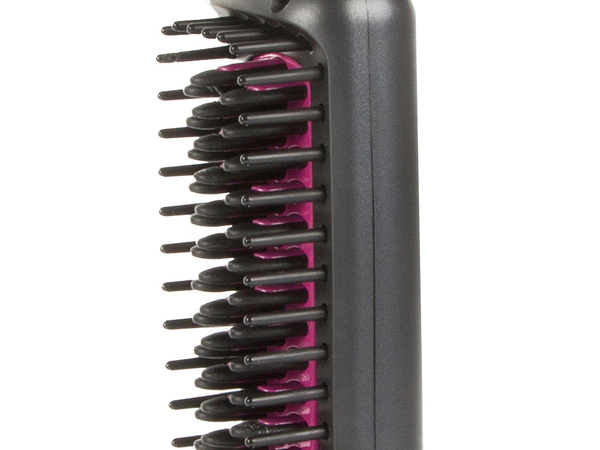 Hair straightening brush 2in1 electric cordless