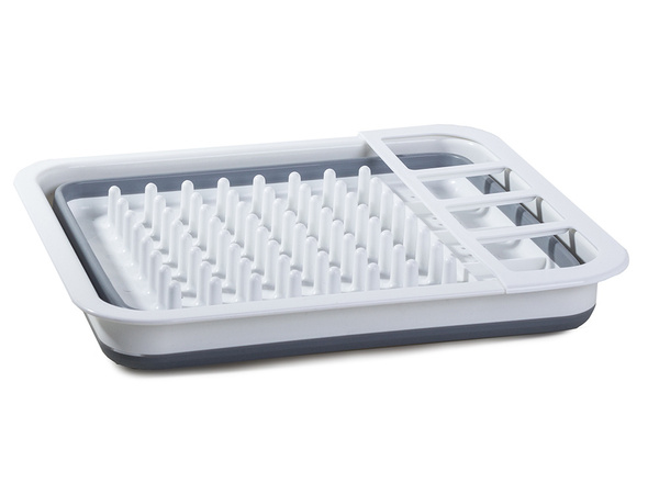 Égouttoir pliant en silicone pour le séchage des casseroles