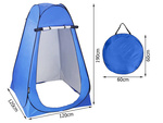 Beach tent changing room shower toilet wc