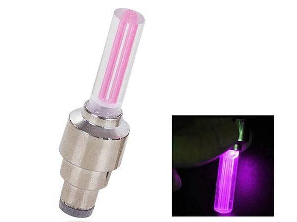 Luminous valves bicycle wheel valve