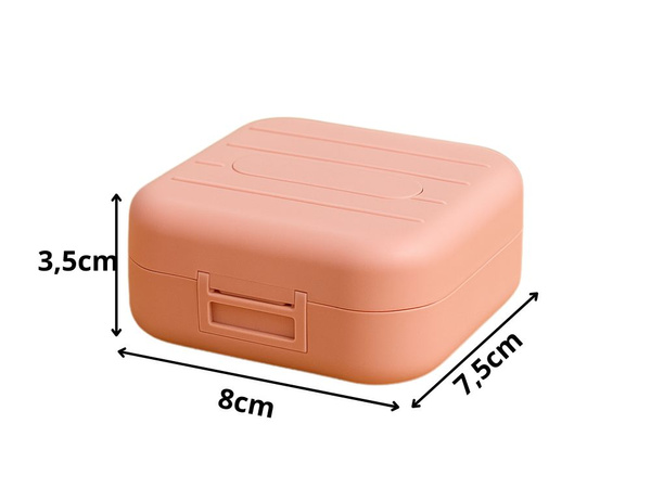 Medicine container tablet organiser capsules 7 compartments travel box
