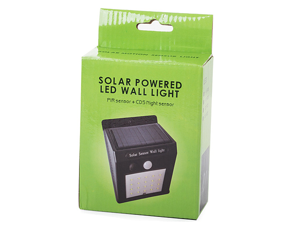 Lampe solaire 20led avec détecteur de mouvement et de crépuscule