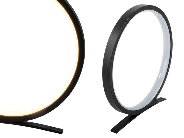 Nachtlampe tischlampe rund ring farbe kalt warm neutral regulierung