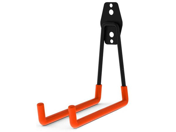 Crochet double porte-outils atelier vélo au garage