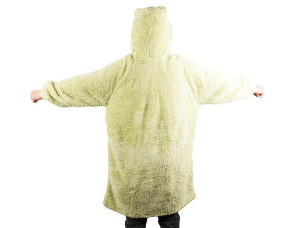 Cald oversize pătură hanorac xl gros 2in1 blană cu glugă pătură hanorac gros