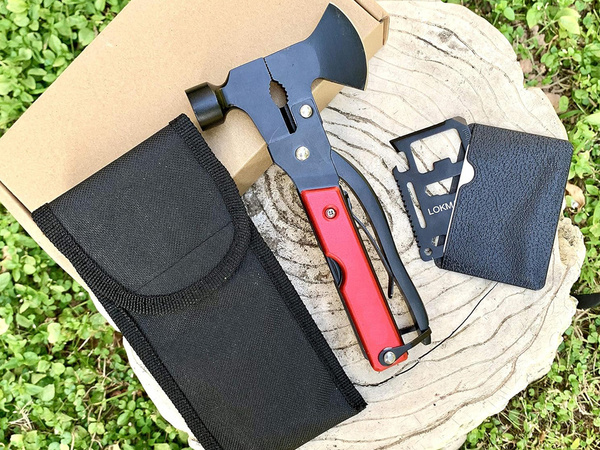 Multitool herramienta multifuncional 17en1 survival martillo picador peinador