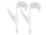 2x bathroom hanging hook for radiator and bathroom heater