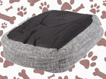 Cama para perro suave y confortable cama mullida con cojín de tamaño l