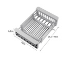 Draining board for sink telescopic vegetable fruit basket