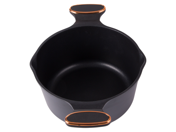 Casserole poêle avec couvercle 4.55l induction