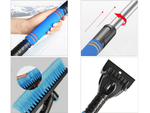 Scraper brush telescopic brush folding for car windows snow ice