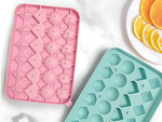 Silikónová forma na ľad 3D srdce guľa diamant tvary kocky na nápoje