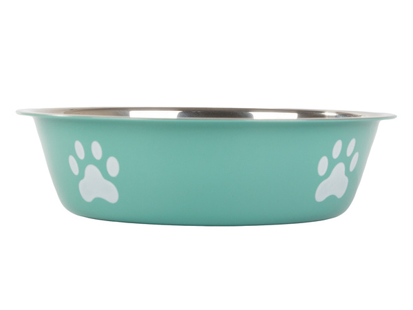 Dog cat food water bowl metal anti-slip pot large250ml