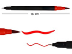 MARKER PEN SET 100 COLOURS WATERCOLOUR MARKERS DOUBLE-SIDED + CASE