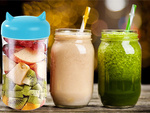 Prenosný bezdrôtový usb blender na smoothie s nádobou na kokteily