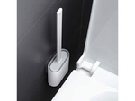 Silicone toilet brush for the bathroom leak-proof full base