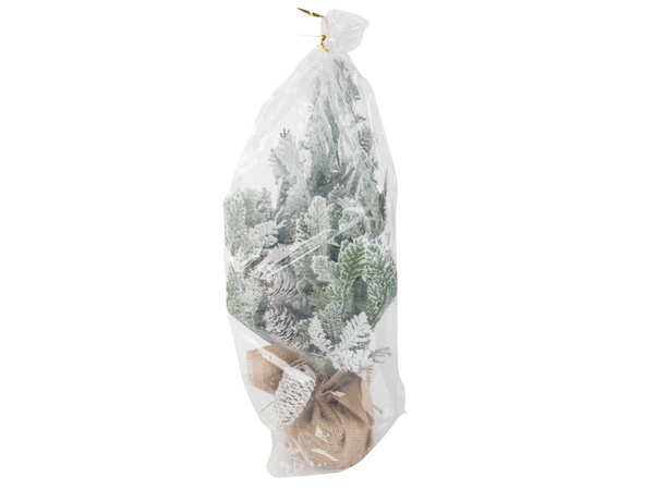 Künstlicher weihnachtsbaum schnee klein 45cm dekorativ schreibtisch tisch dick verschneit