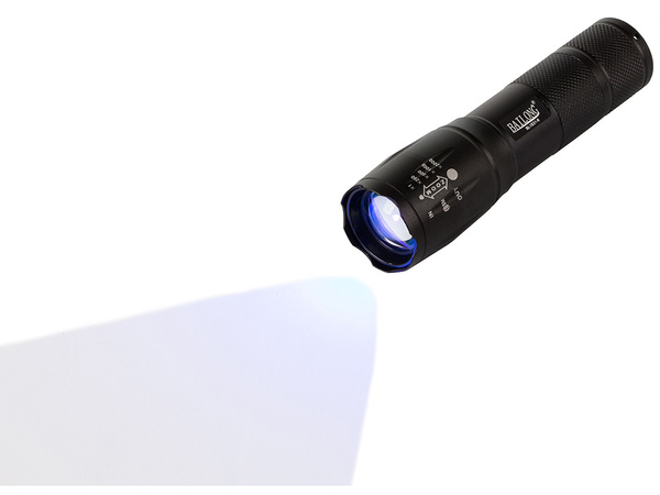 Linterna táctica bailong zoom cree led t6 q3 uv