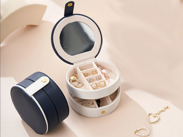 Cofre joyero organizador bandeja baúl