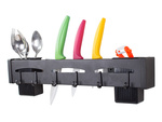 Kitchen wall-mounted shelf organiser hanger