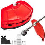 Cutterhead guard for petrol grass trimmers set of blades