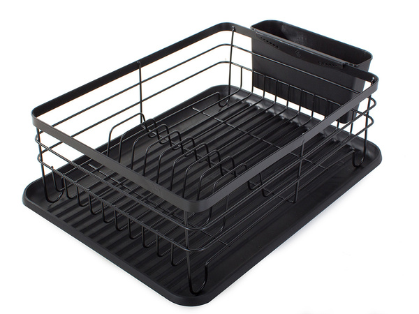 Drying rack dish drainer large tray