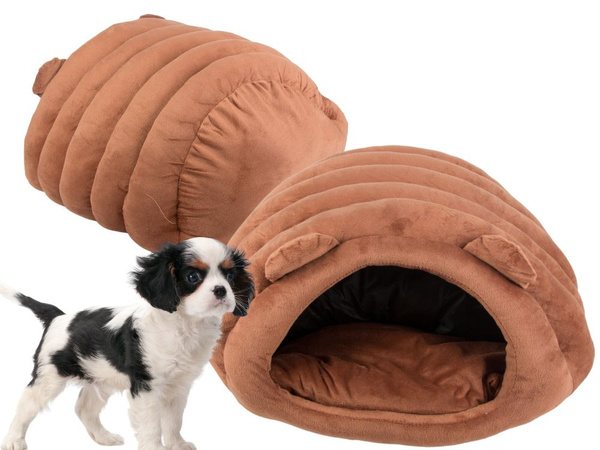 Plush bed cocoon for dog cat soft pillow bedding fluffy