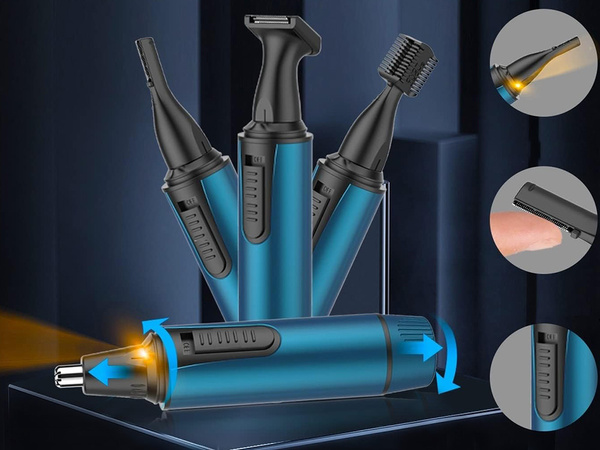 Zastřihovač ušních chloupků odstraňovač ušních chloupků holicí strojek na obočí 3v1