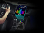 Bluetooth vysílač 5.0 fm reproduktor usb qc tf bass lcd 12-24v