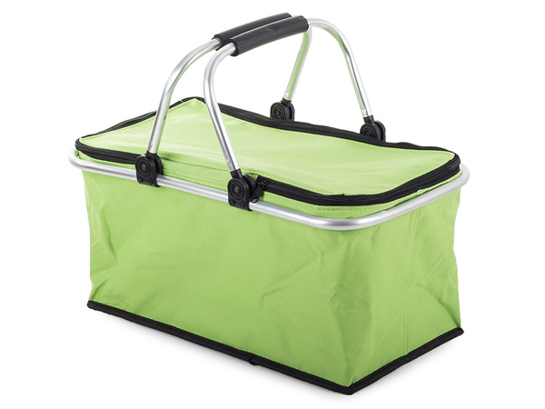 Thermal folding picnic basket insulating shopping basket